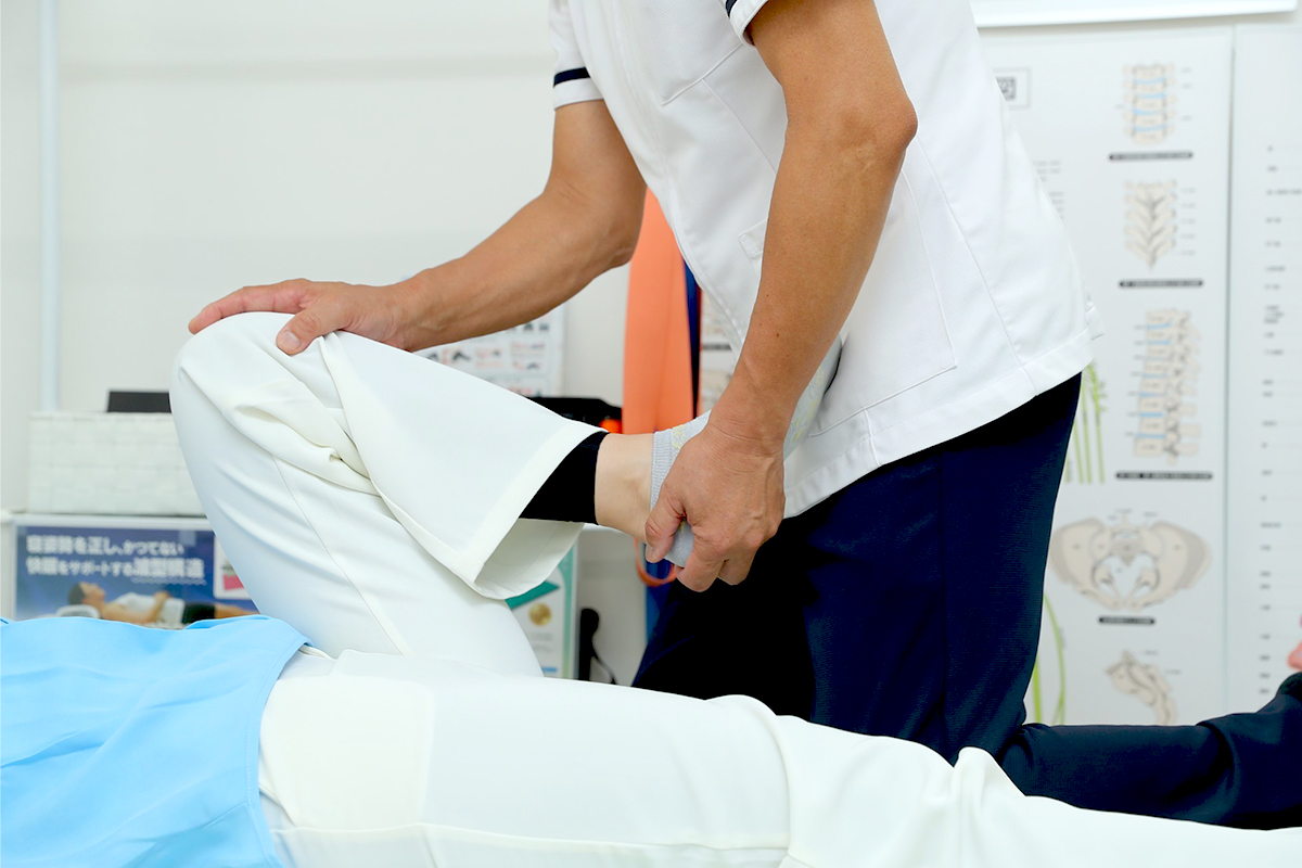 元の動ける身体に復活をサポートする施術